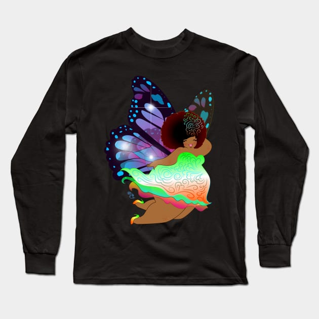 Lime Fairy Long Sleeve T-Shirt by Toni Tees